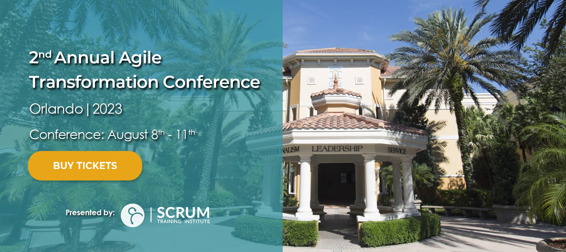 2nd Annual Agile Transformation Conference Orlando 2023Conference: August 8th - 11th